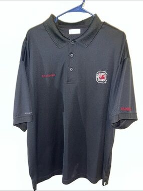 Men’s USC South Carolina Gamecocks PFG Fishing Polo golf shirt XL Tailgate Loose